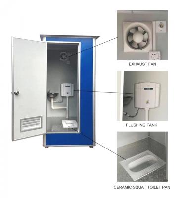 Low Price Mobile Toilet Customized Home Portable Bathroom à vendre
