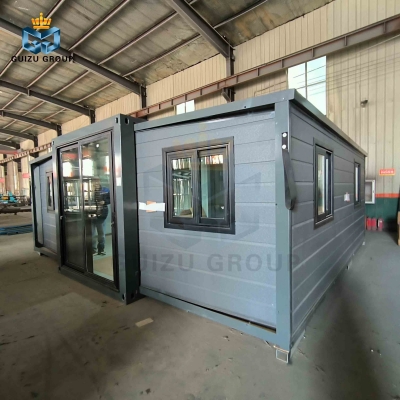 Prefab modular  20 ft folding expandable container houses à vendre
