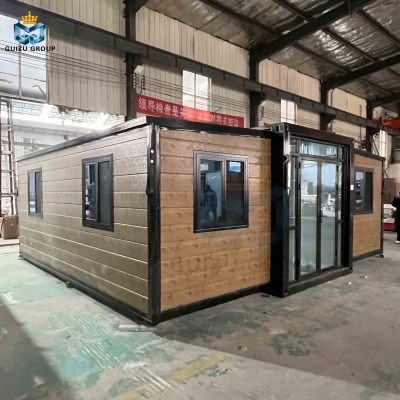 Portable  prefab  Steel Structure foldable expandable container house à vendre
