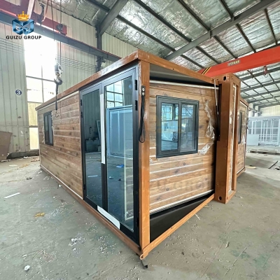 Luxury villas  prefab Portable Double Wing  Expandable Container house à vendre
